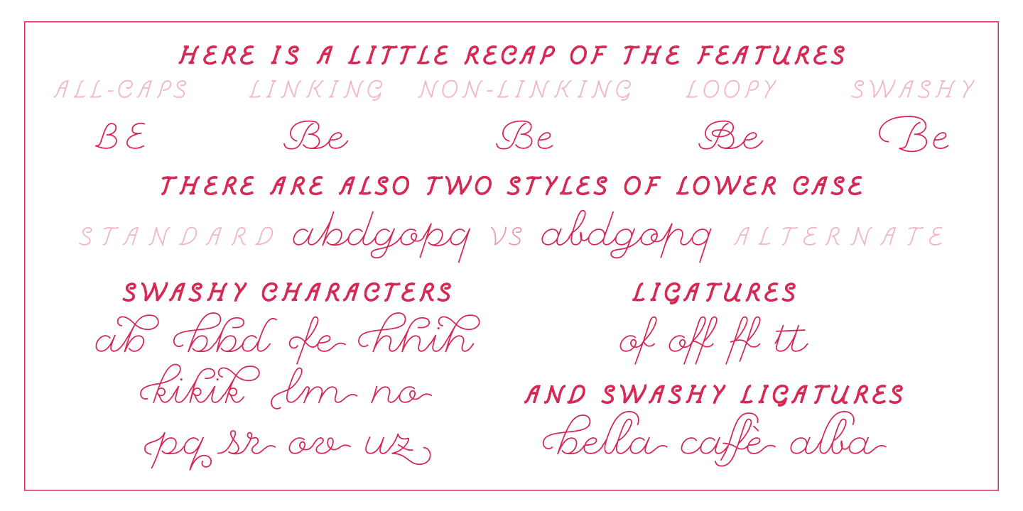 Sapore classico regular Font preview
